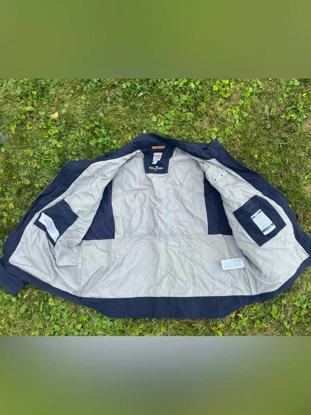 Carhartt FR Jacket Mens 2XL Dark Navy CAT 2 Full Swing Workwear 102179